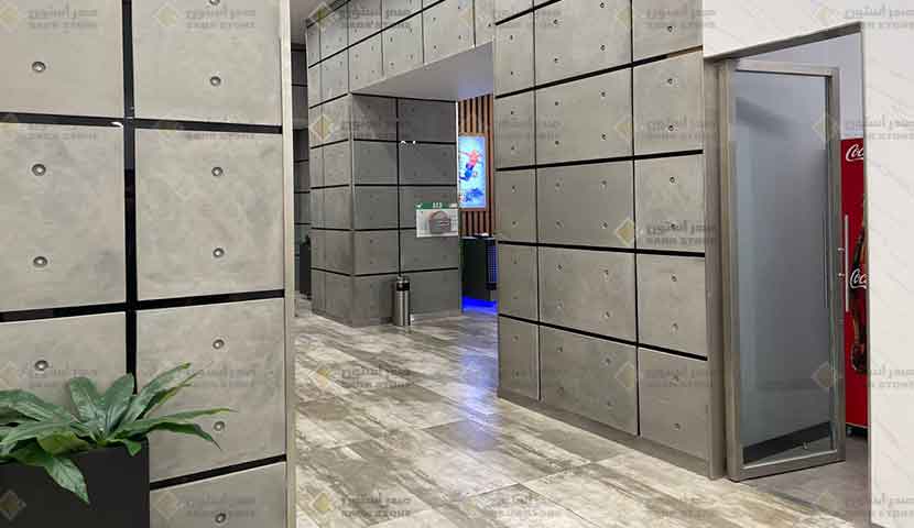 Exposed Concrete Mechanical Installation Sadrstone Iranmall