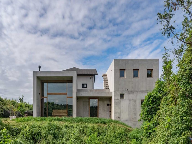 تایل های بتنی و بتن اکسپوز در نما مناطق گرم و مرطوب